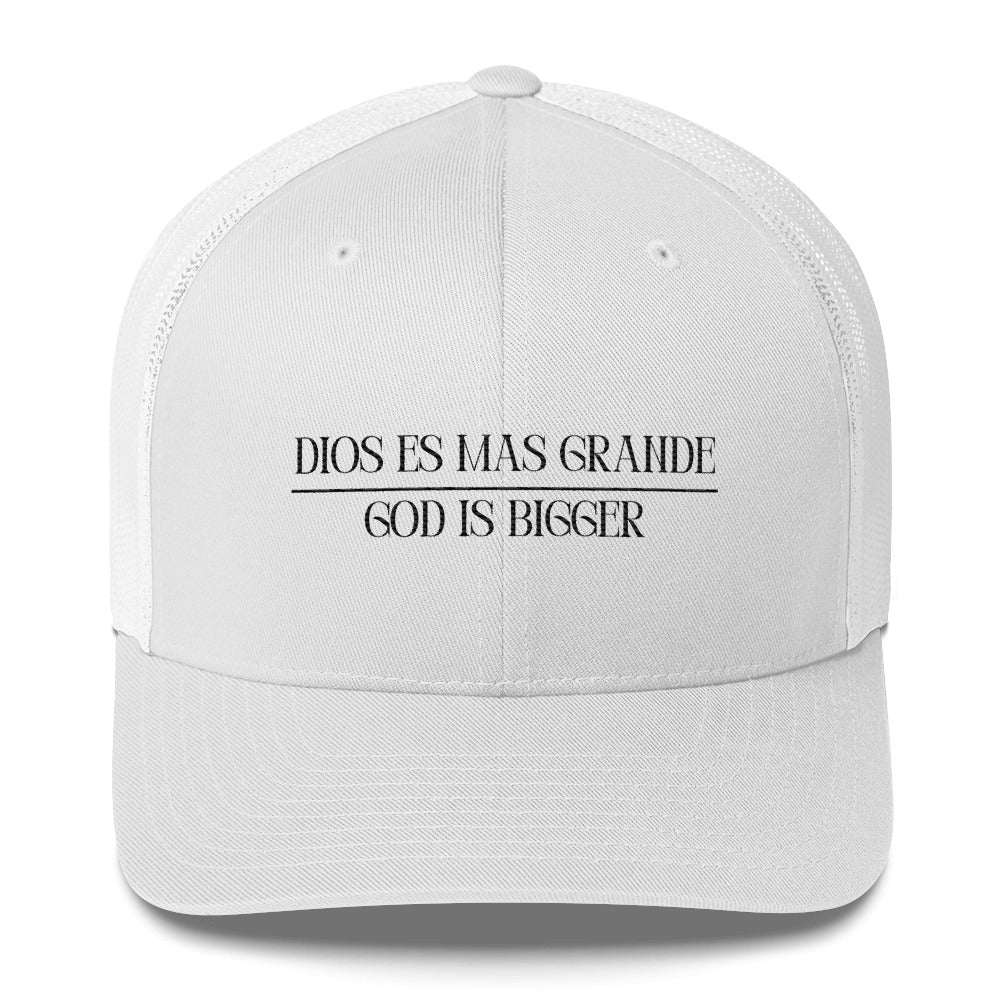 Dios es Mas Grande (God is Bigger) Trucker Hat