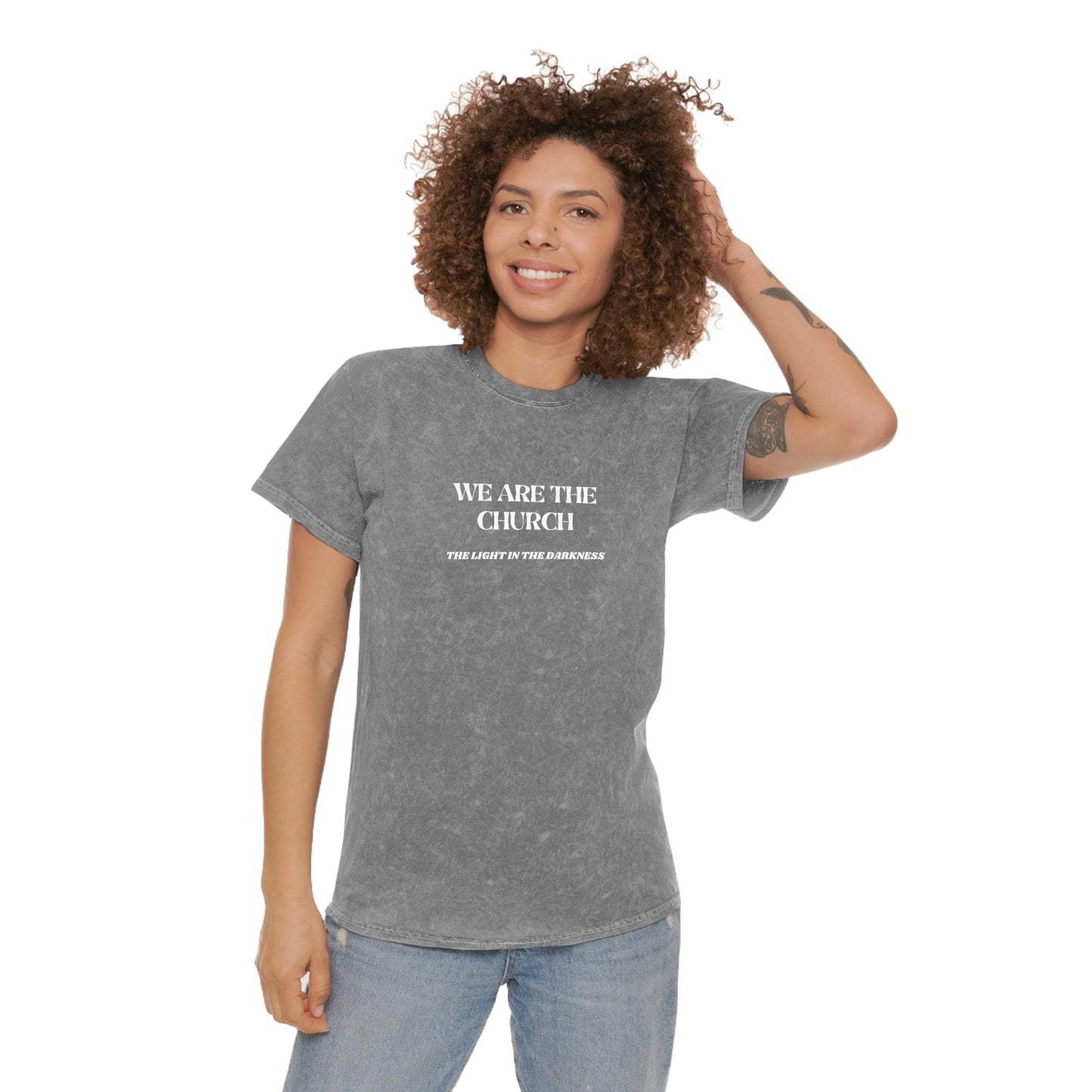 We Are The Church - Unisex Mineral Wash T-Shirt