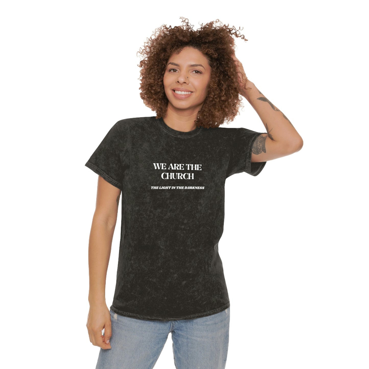 We Are The Church - Unisex Mineral Wash T-Shirt