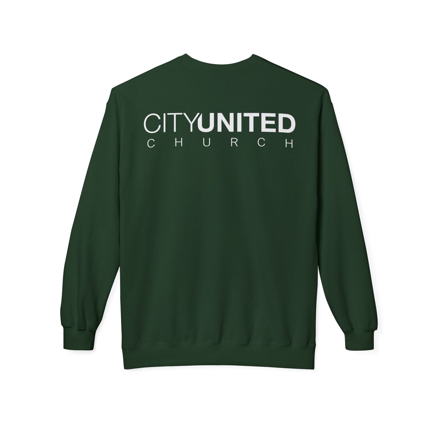 Christmas City United Smile Unisex Fleece Crewneck