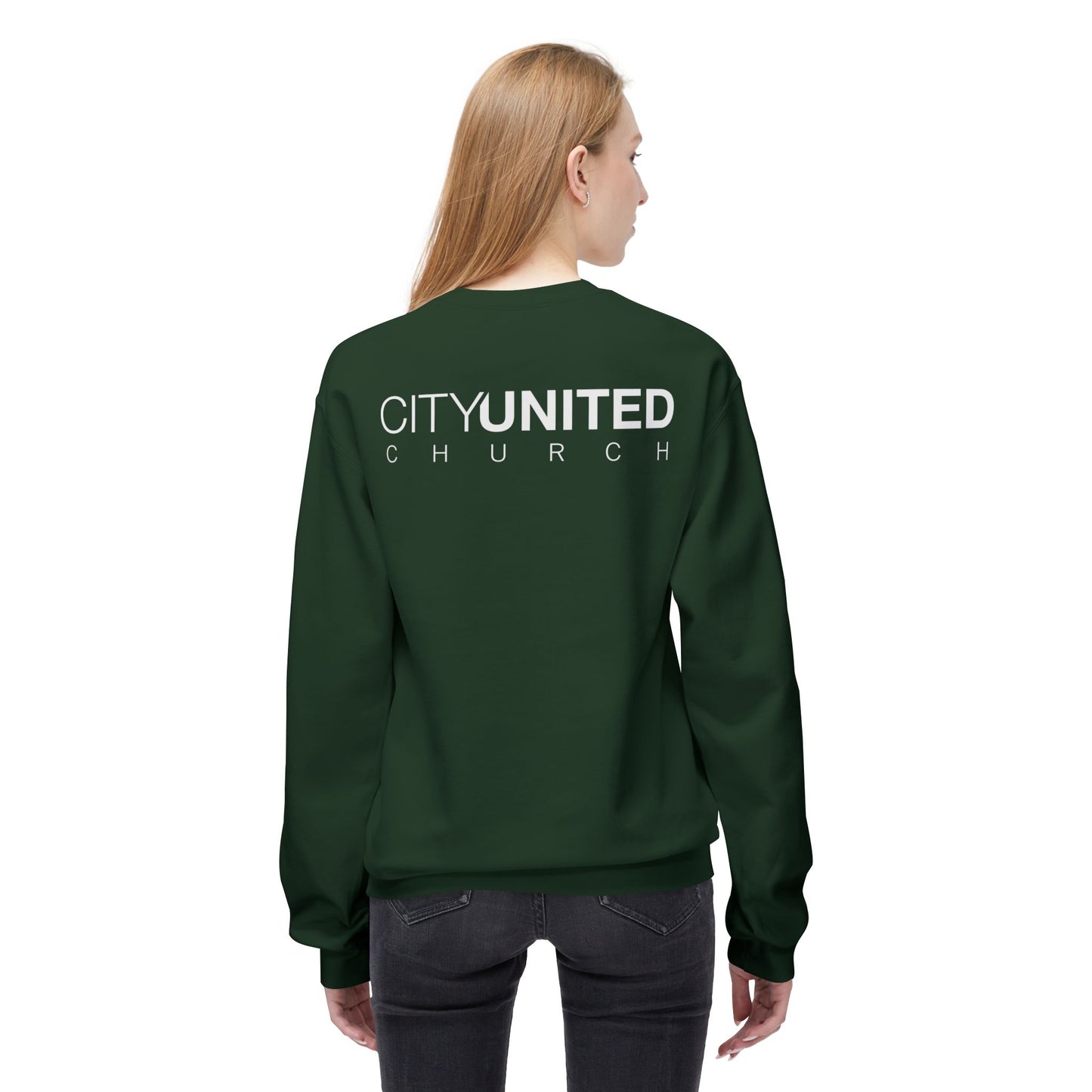 Christmas City United Smile Unisex Fleece Crewneck